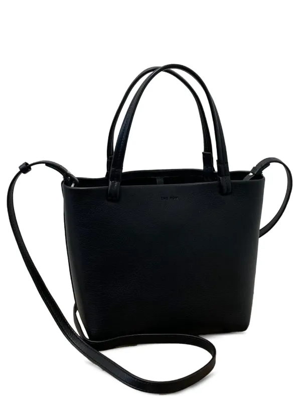 The Row Small Park Tote Bag in Black