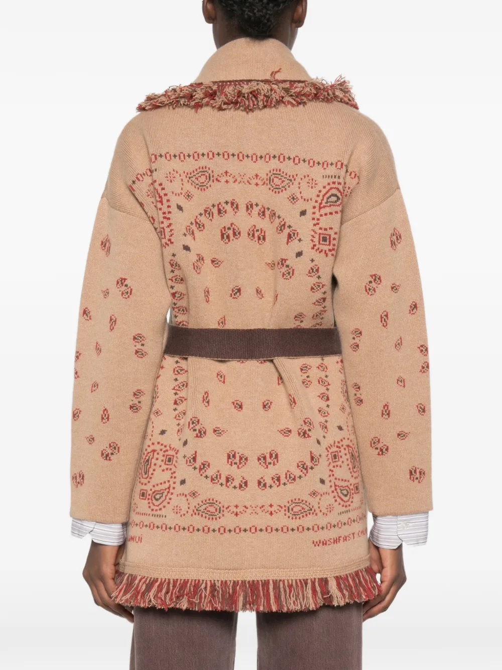 Alanui Vest met bandana-print Beige