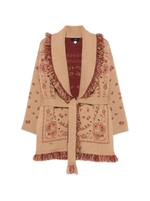 Alanui Bandana print cardigan