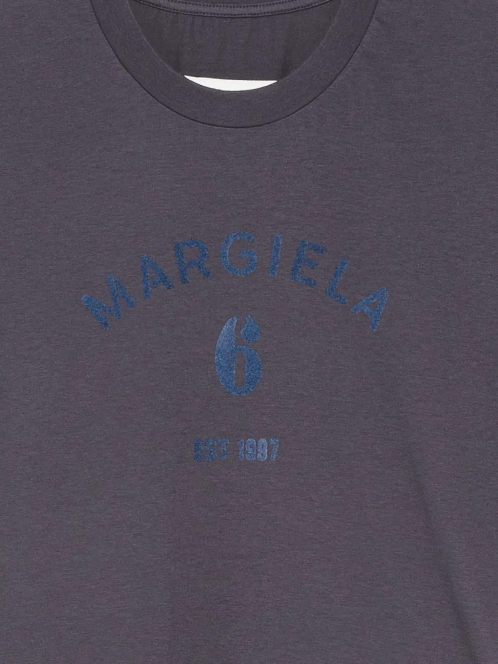 MM6 Maison Margiela T-shirt met logoprint Grijs