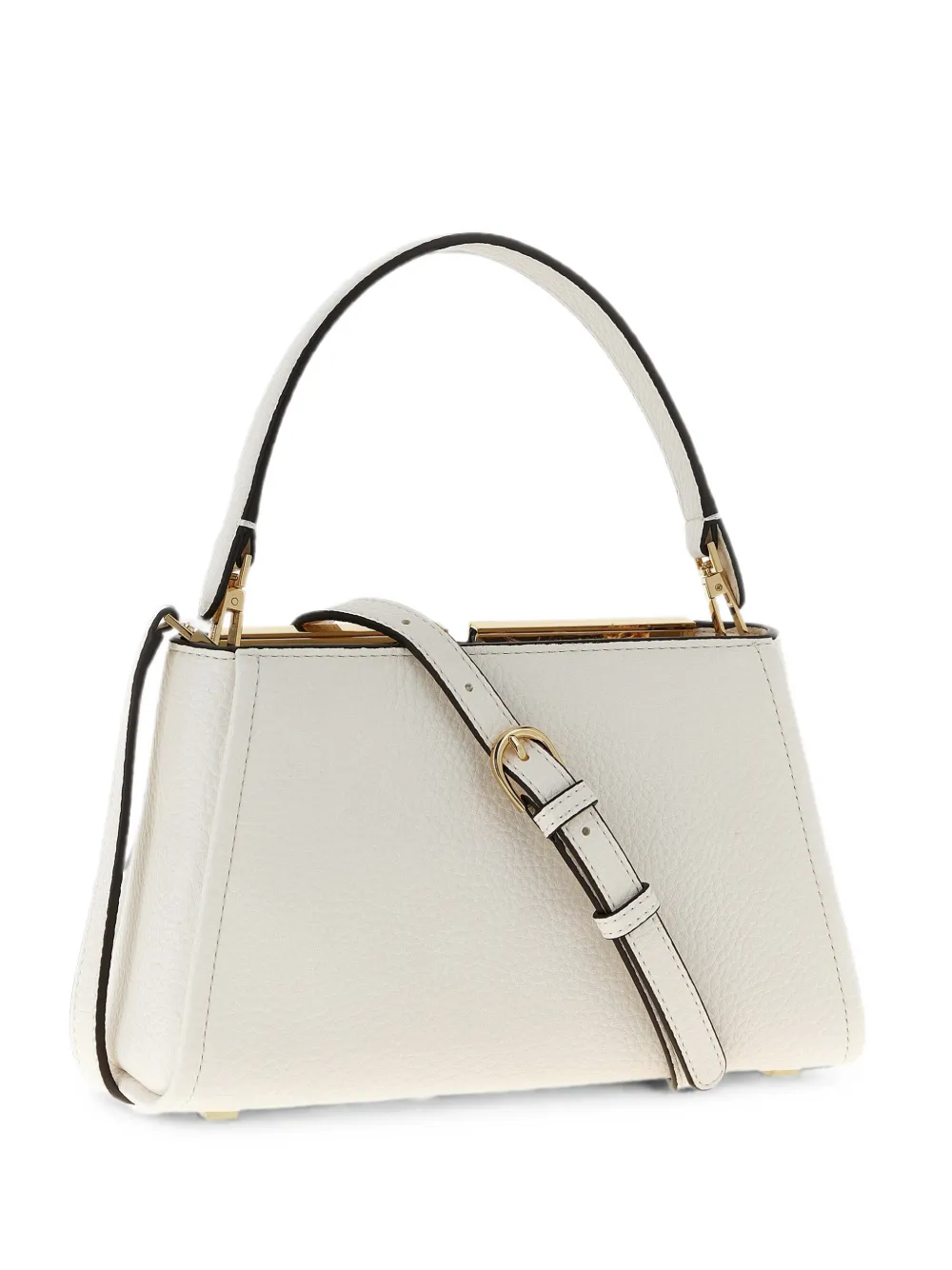 Elisabetta Franchi satin clutch bag - Weiß