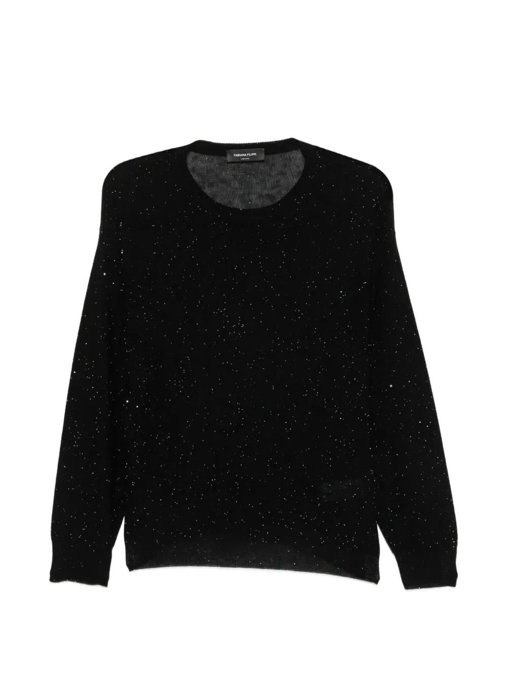 Fabiana Filippi Maglione con paillettes - Nero