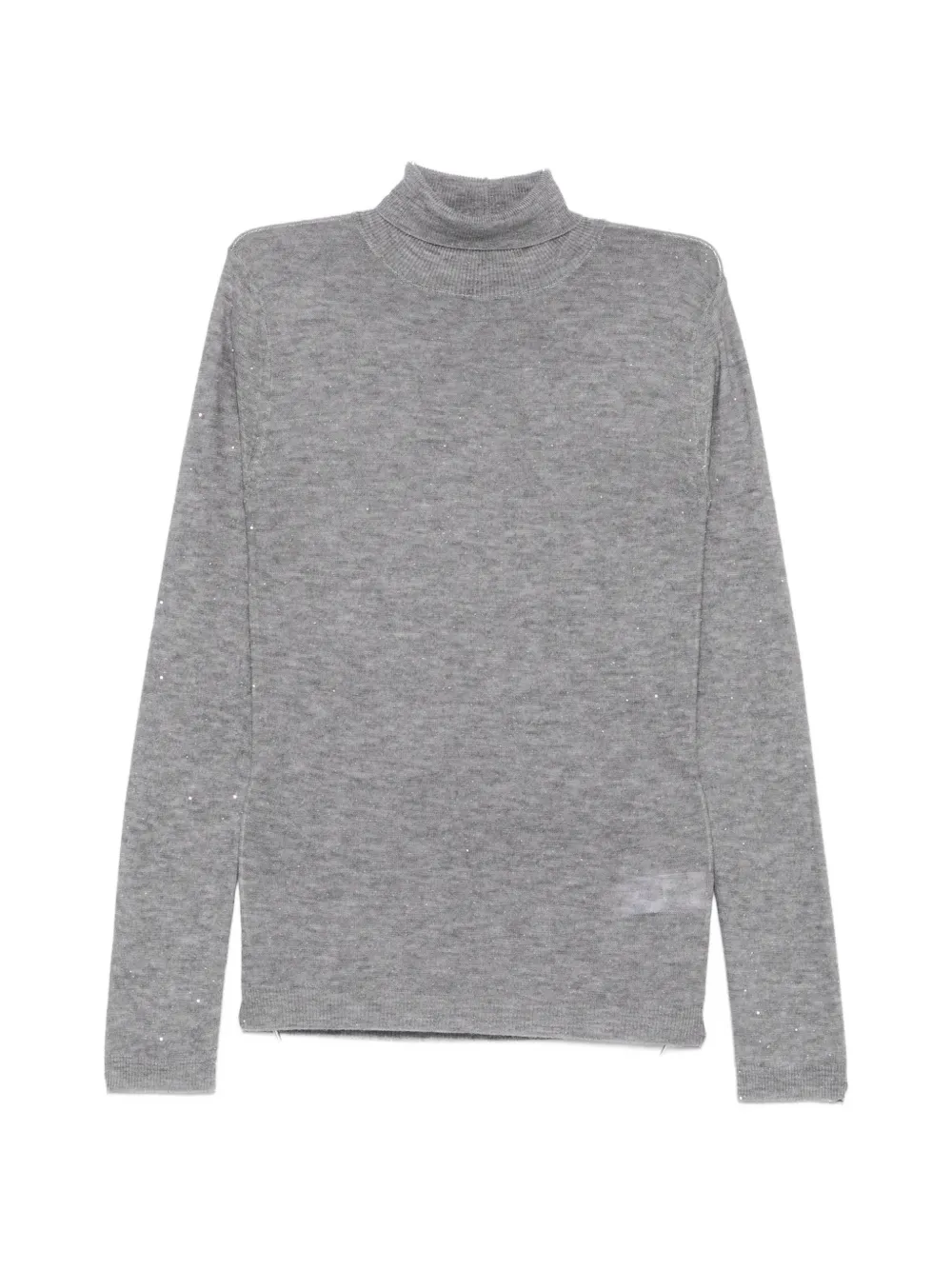 Fabiana Filippi sequin-embellished turtleneck sweater - Grau