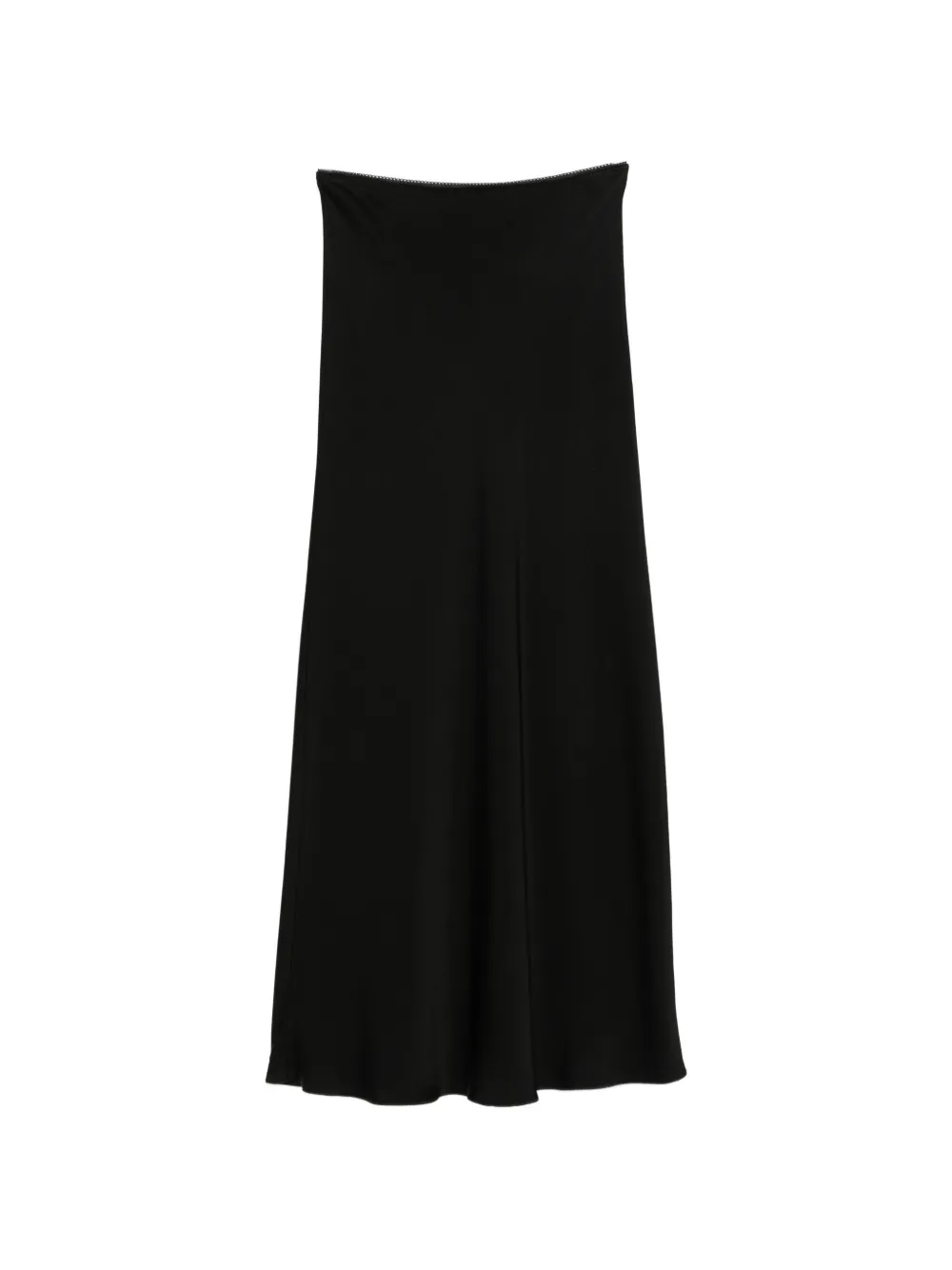 Fabiana Filippi satin-finish maxi skirt - Schwarz