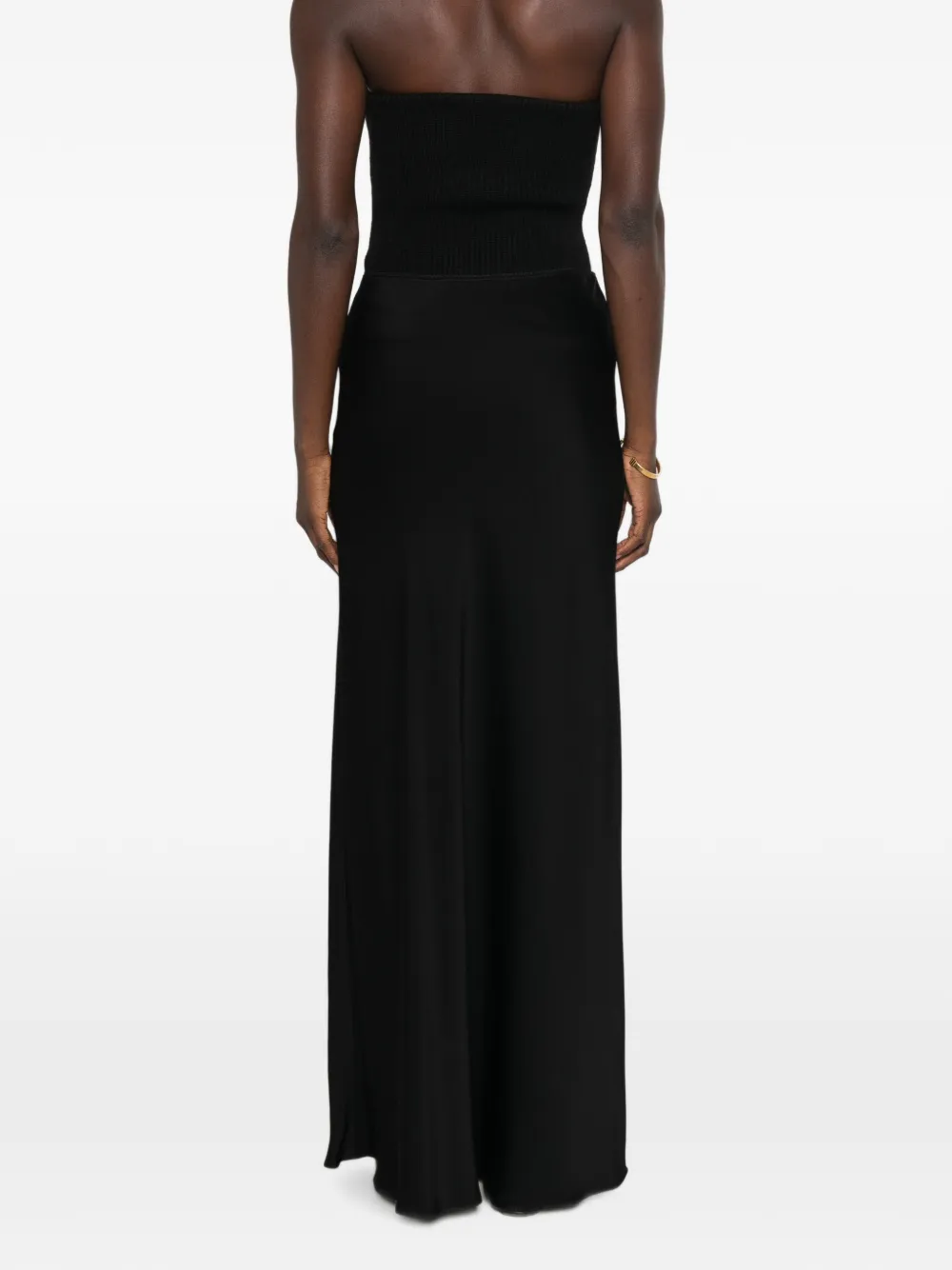 Fabiana Filippi Maxi-rok met satijnen afwerking Zwart