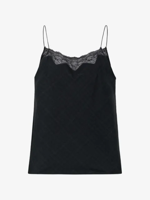 Wooyoungmi lace-trim camisole top