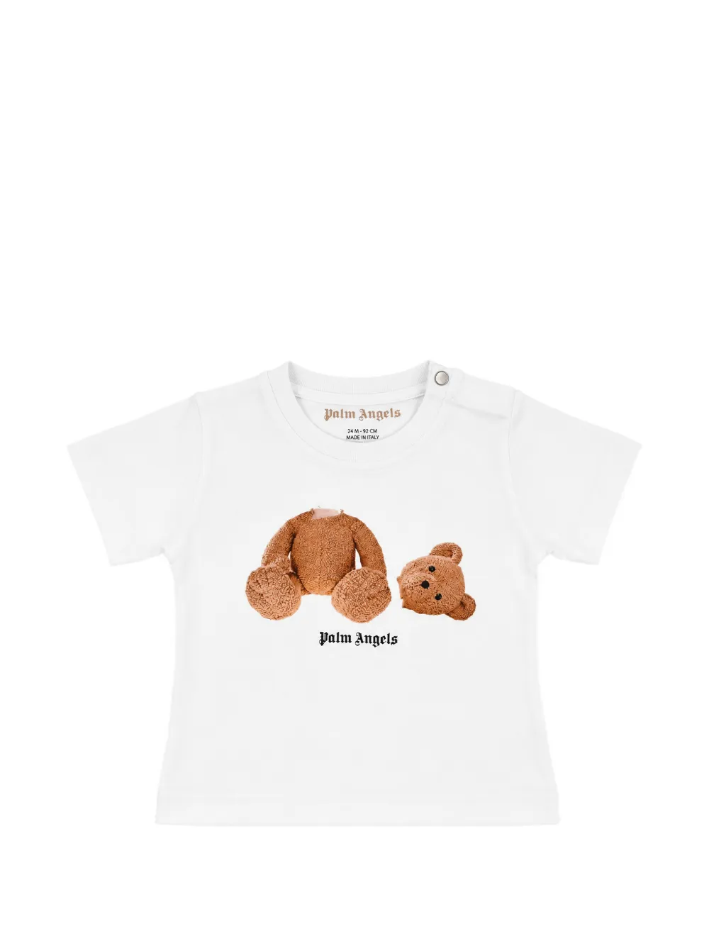 Palm Angels Kids Bear-print T-shirt - Bianco