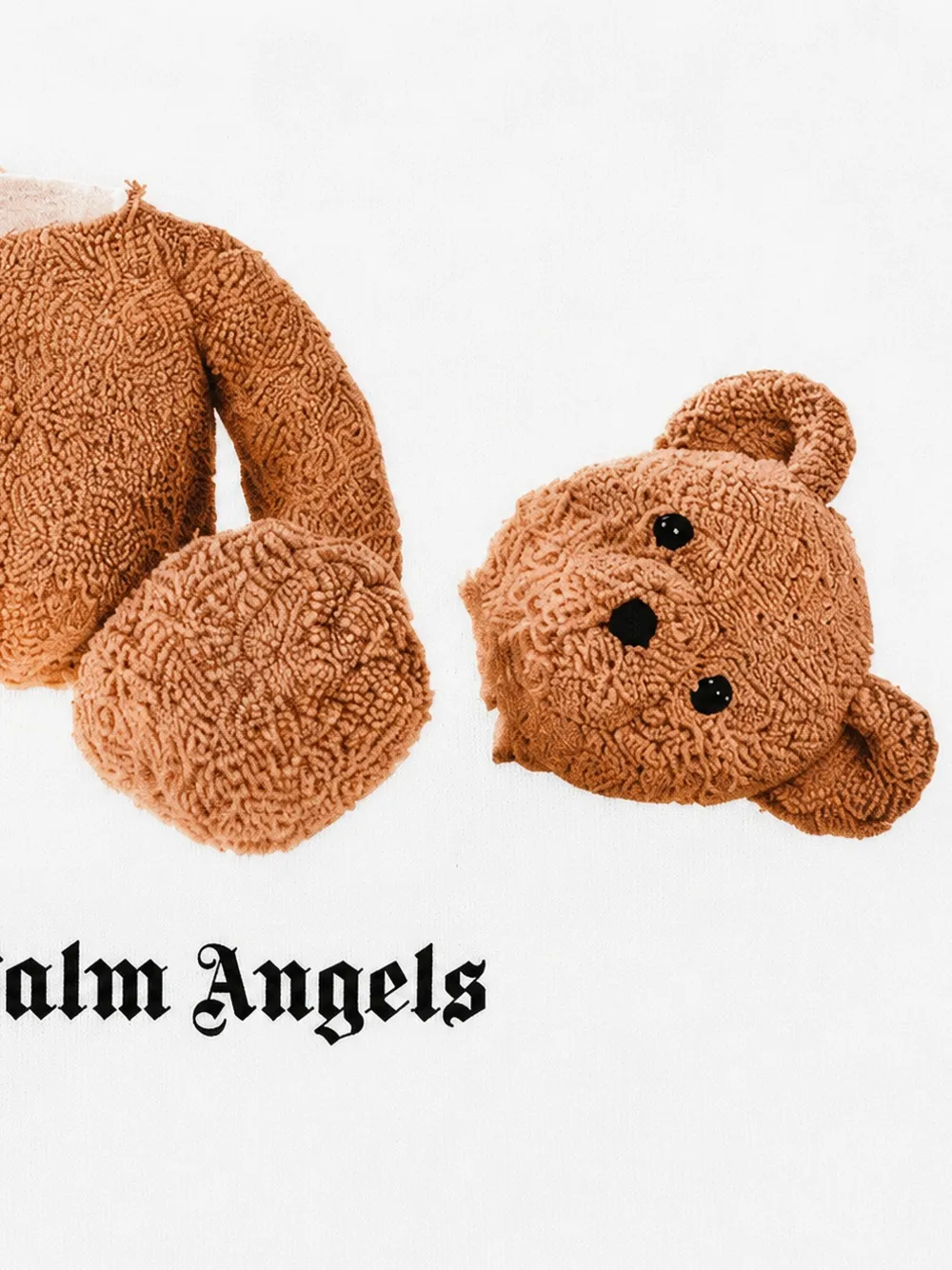 Palm Angels Kids T-shirt met Bear-print Wit