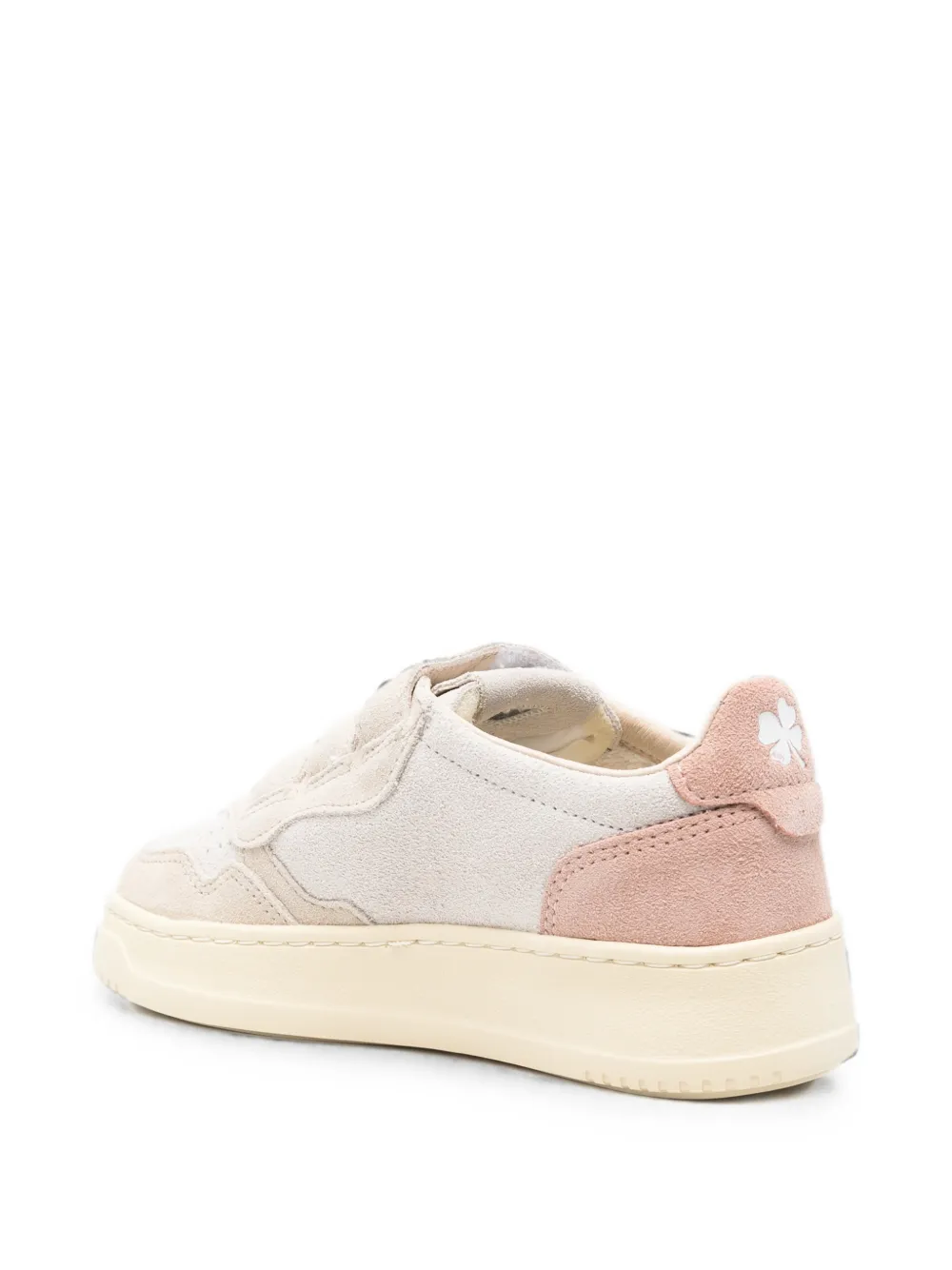 Autry Kids Medalist touch-strap sneakers Beige