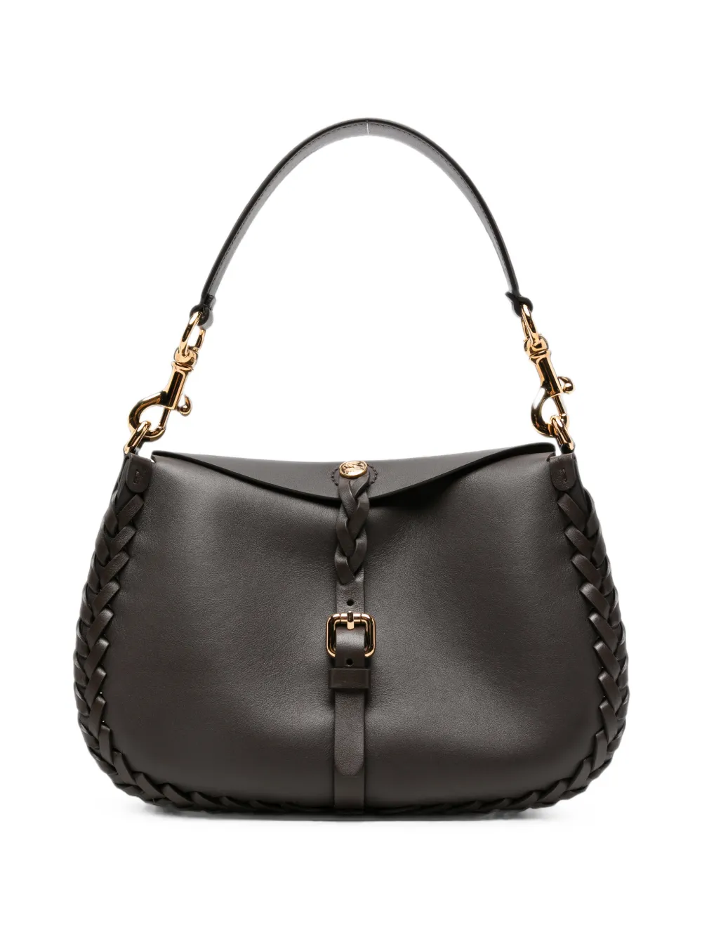 ETRO leather shoulder bag - Braun