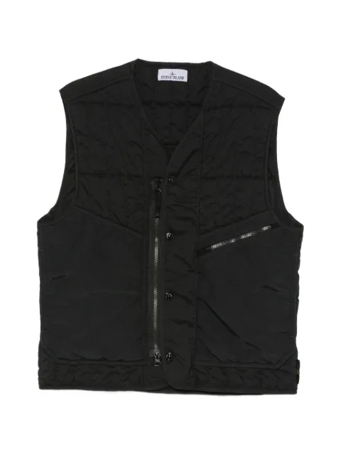 Stone Island quilted zip-up vest