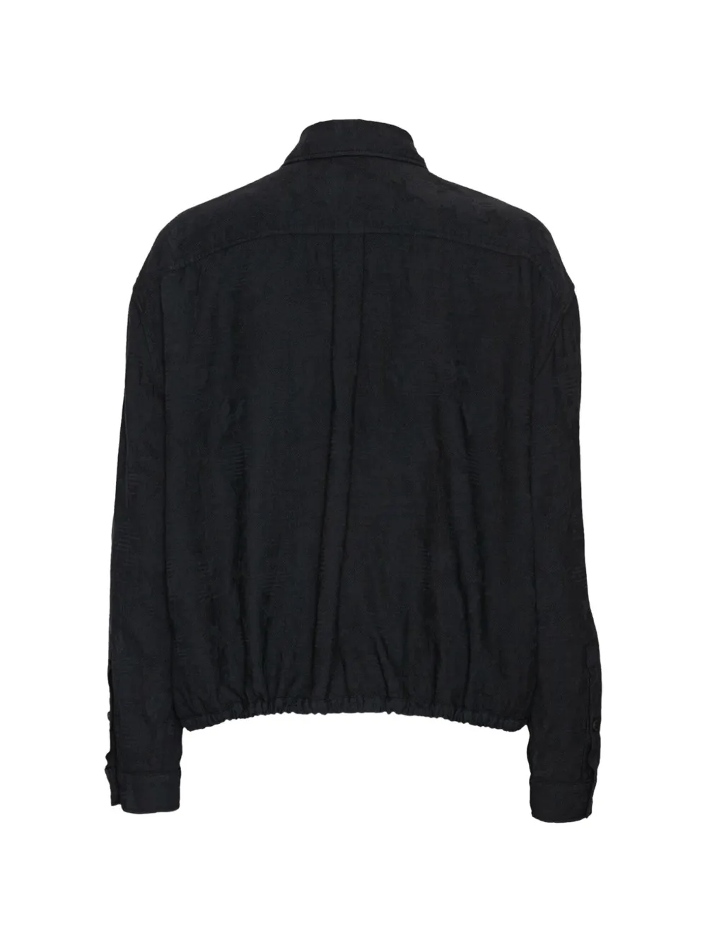 Henrik Vibskov Blouse met trekkoord en wikkel-design Zwart
