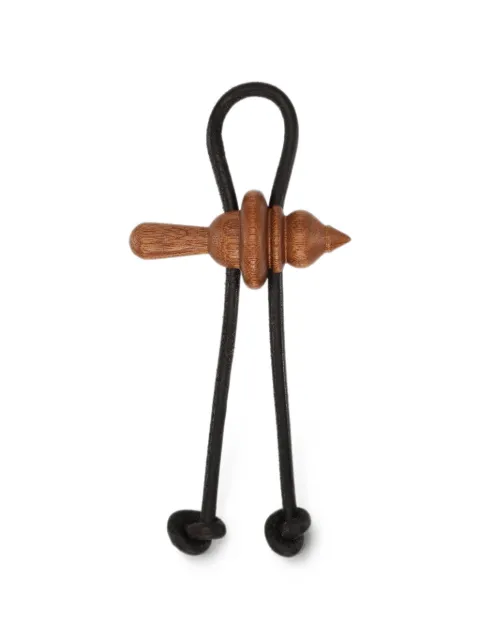 Henrik Vibskov Broche Spinner escultural de madeira