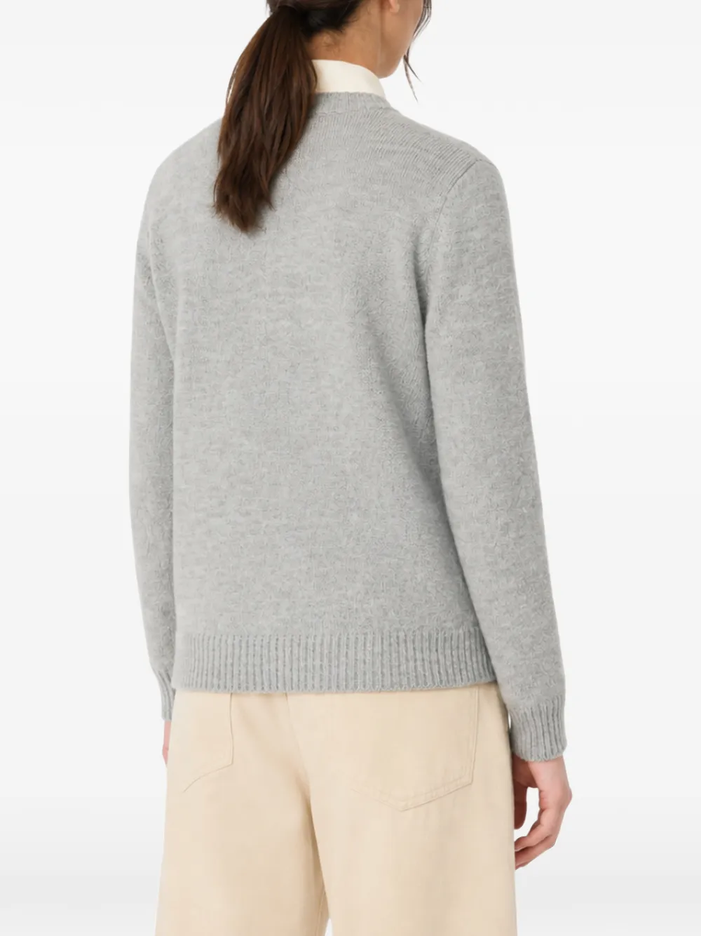Weekend Max Mara Trui van alpaca- en wolblend Grijs