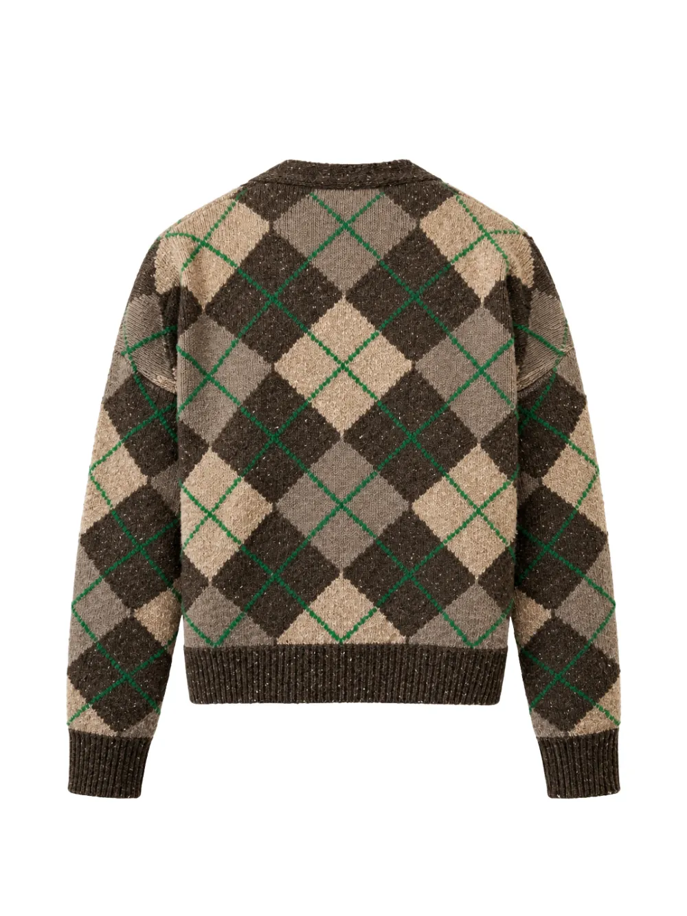 Weekend Max Mara Vest met argyle patroon Bruin