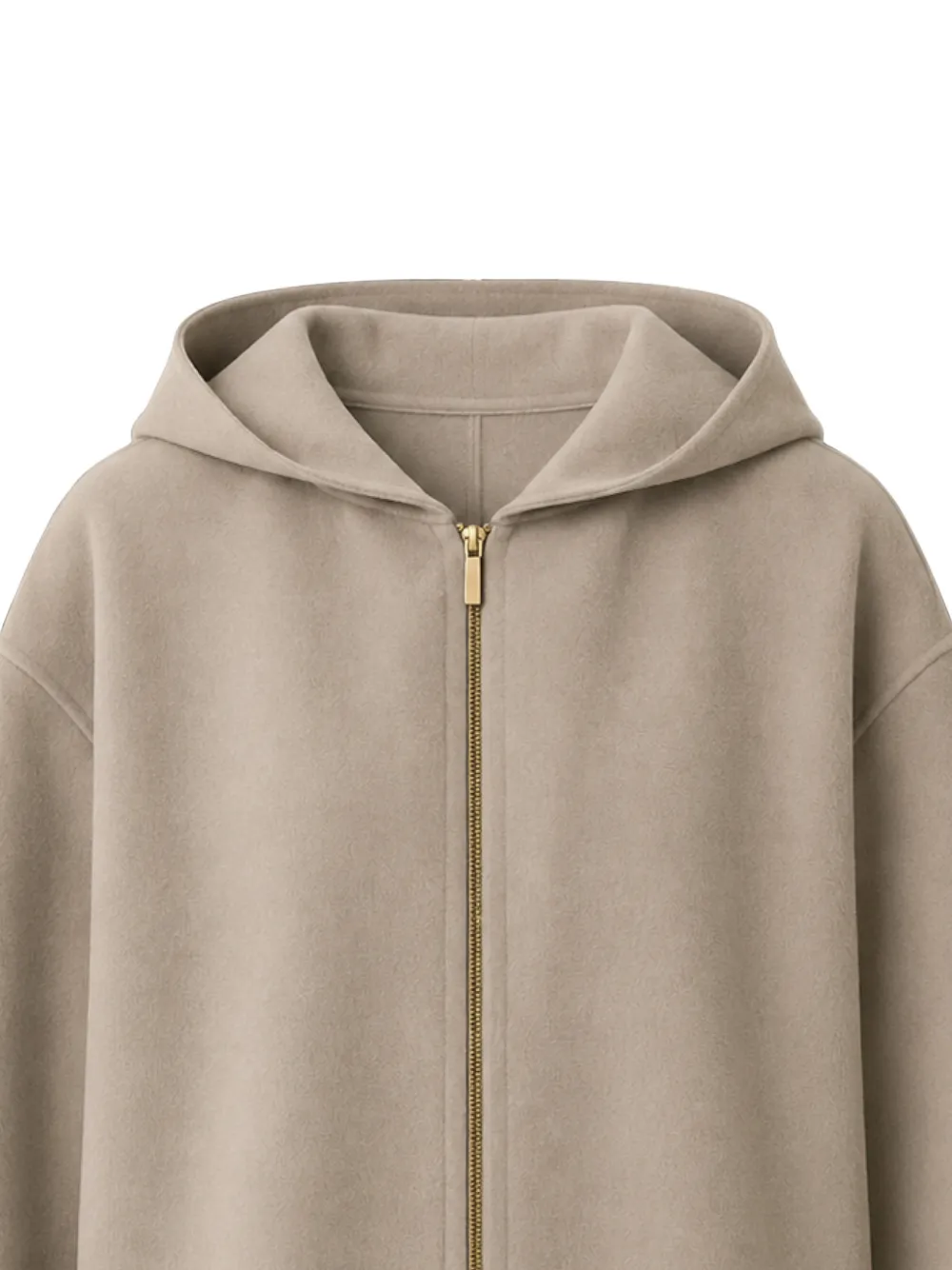 'S Max Mara Hoodie met rits Beige