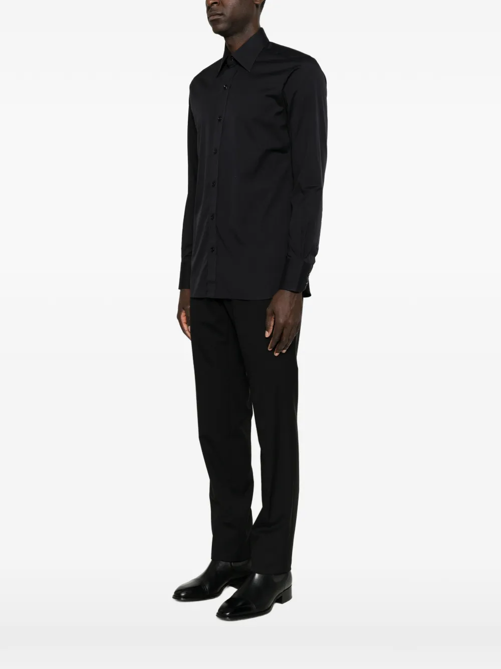 TOM FORD Button-down overhemd Zwart