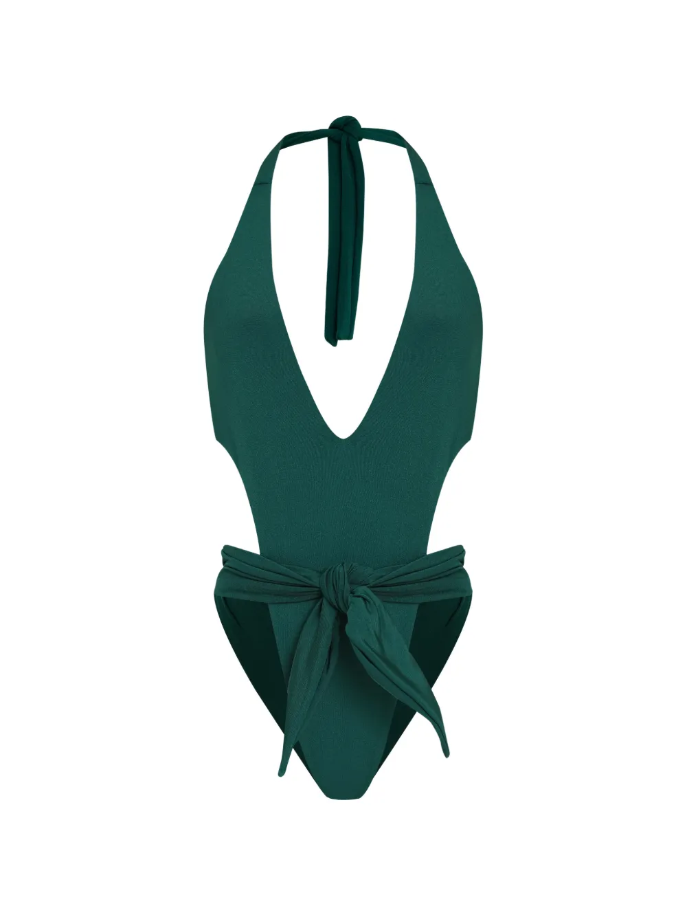Amir Slama Costume intero con dettaglio cut-out - Verde