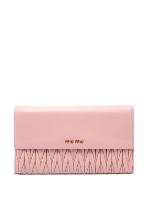 Miu Miu Pre-Owned 2010-2026 Matelasse Nappa clutch bag
