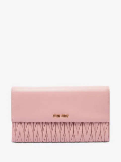 Miu Miu Pre-Owned 2010-2026 Matelasse Nappa clutch bag