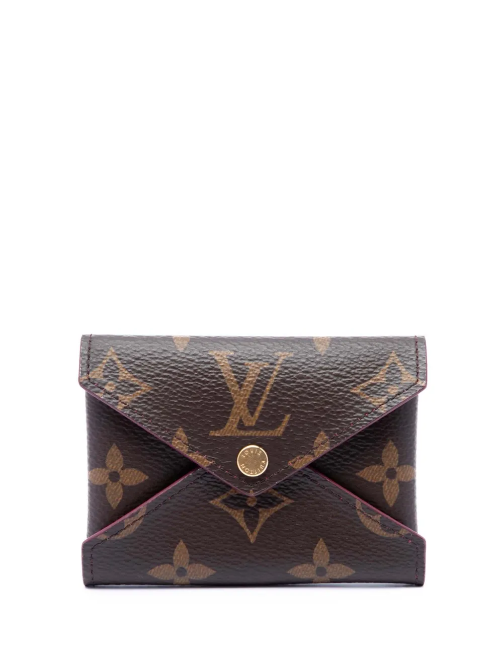 Louis Vuitton Pre-Owned 2019 Monogram Kirigami card holder - Marrone