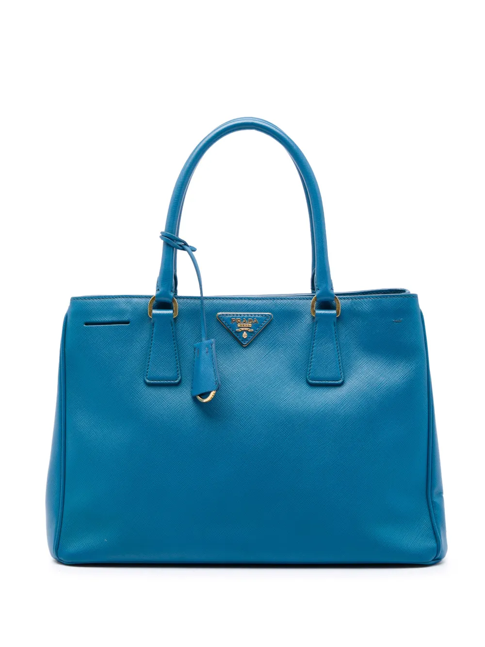 Prada Pre-Owned 2010-2026 Medium Saffiano Lux Galleria satchel - Blau