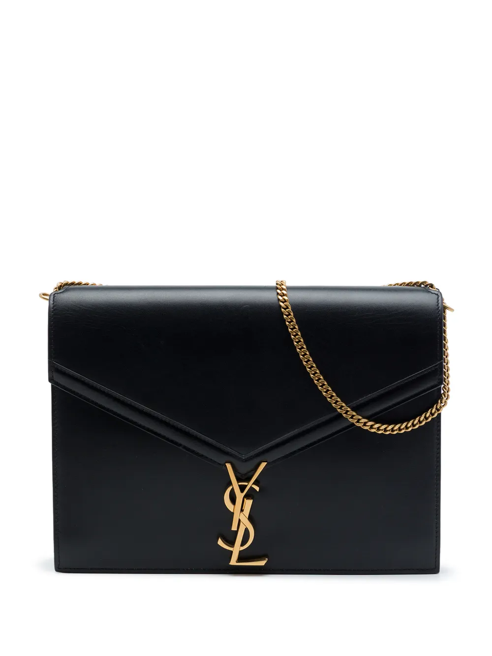 Saint Laurent Pre-Owned 2018 Smooth Calfskin Monogram Cassandra Clasp Bag shoulder bag - Nero