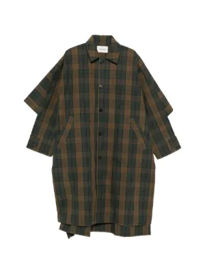 MERYLL ROGGE チェック コート | グリーン | FARFETCH JP