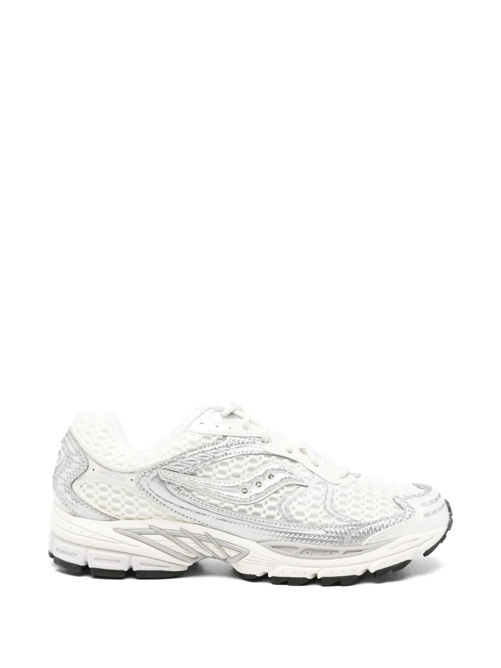 Saucony mesh-panelled metallic sneakers