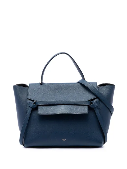Celine Pre-Owned 2015 ミニ グレインカーフスキン ベルト バッグ サッチェルバッグ