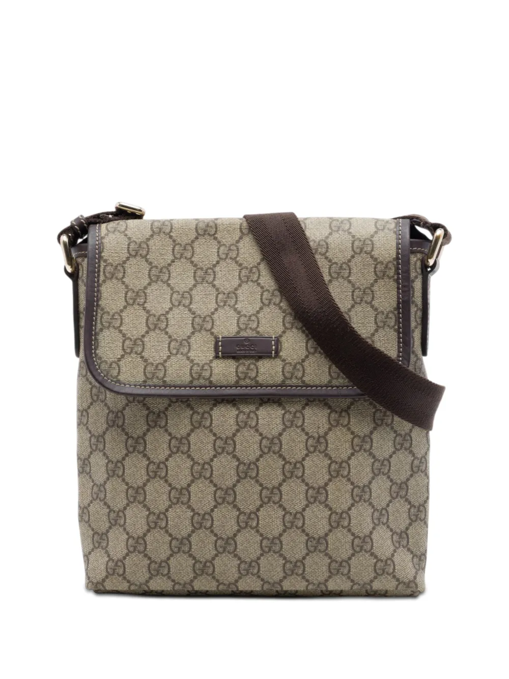 Gucci Pre-Owned 2000-2015 GG Supreme crossbody bag - Toni neutri