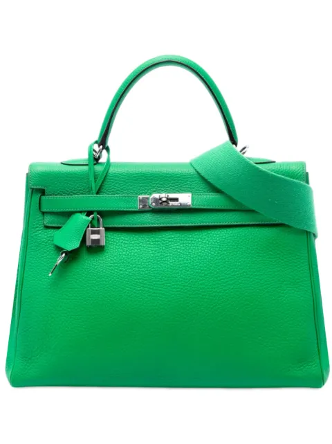 Hermès Pre-Owned 2023 Clemence Kelly II Retourne 35 satchel