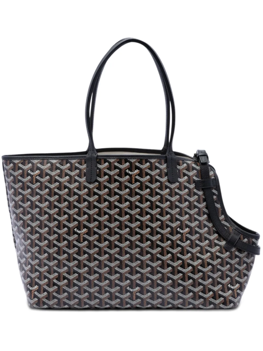 Goyard Pre-Owned 2022 Goyardine Chien Gris Pet Carrier travel bag - Schwarz