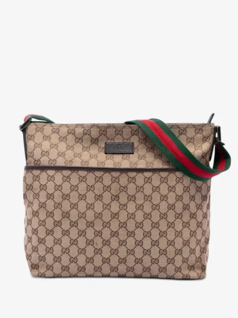 Gucci Pre-Owned 2016-2026 GG Canvas Web crossbody bag