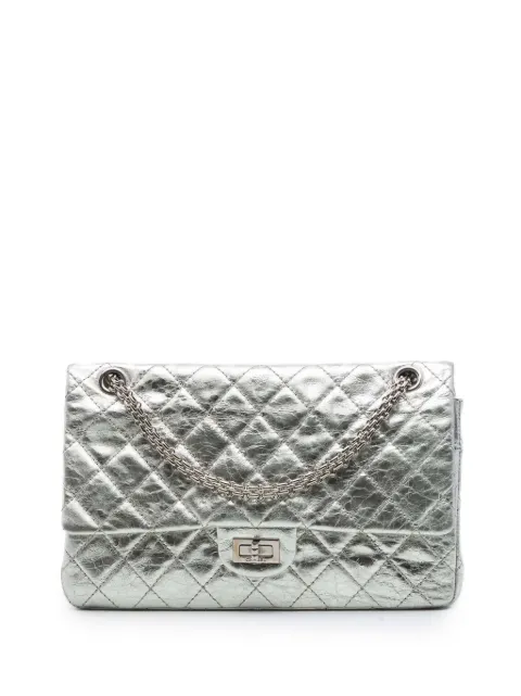 CHANEL Pre-Owned 2008-2009 Quilted Metallic Aged Calfskin Reissue 2.55 Double Flap 226 shoulder bag