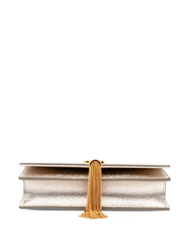 Saint Laurent Pre-Owned 2017 メタリック カーフスキン モノグラム