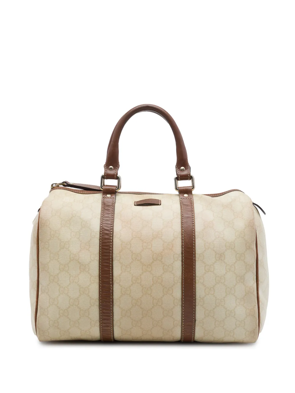 Gucci Pre-Owned 2016-2026 Medium GG Supreme Joy boston bag - Marrone