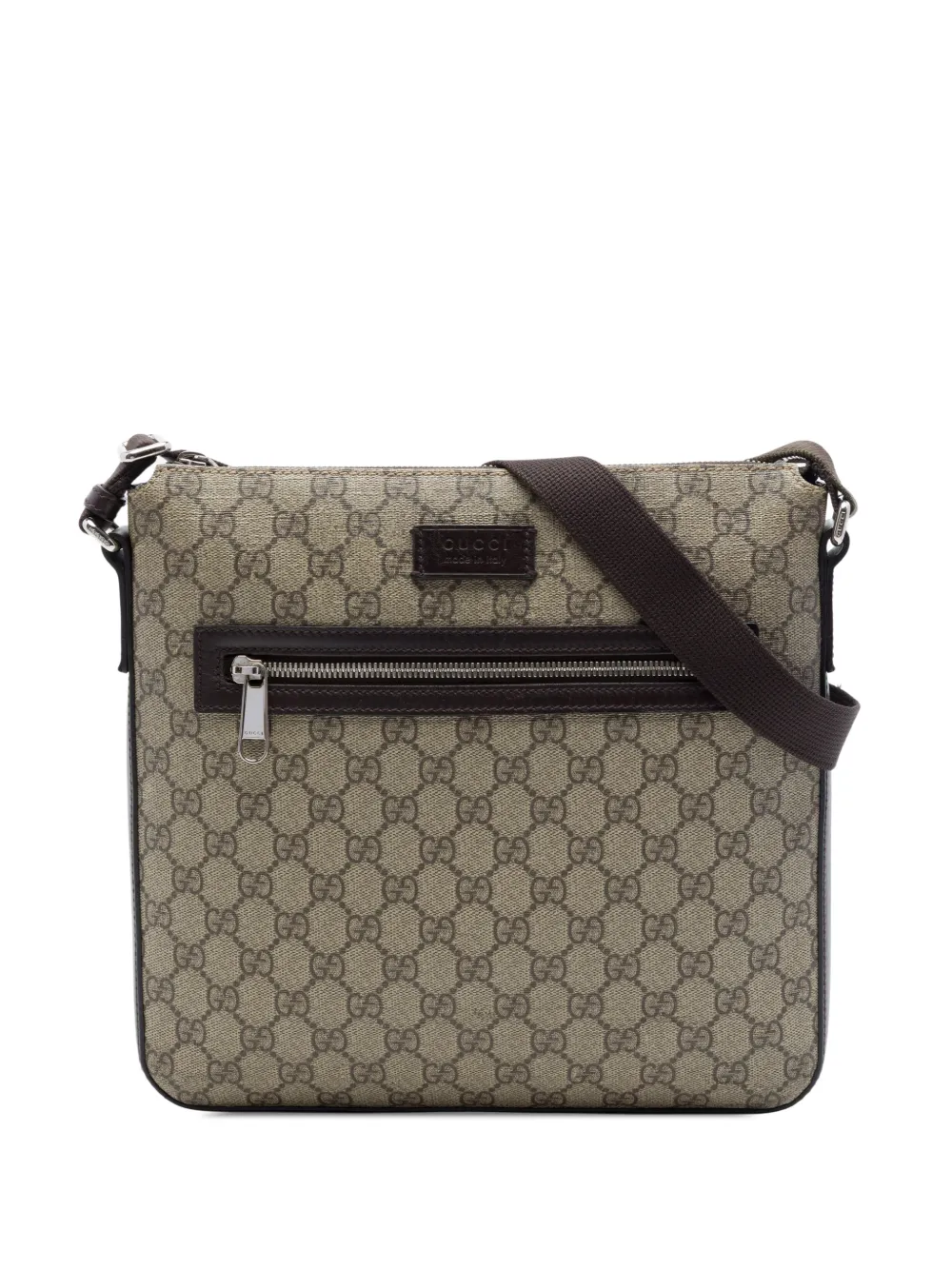 Gucci Pre-Owned 2016-2026 GG Supreme crossbody bag - Toni neutri