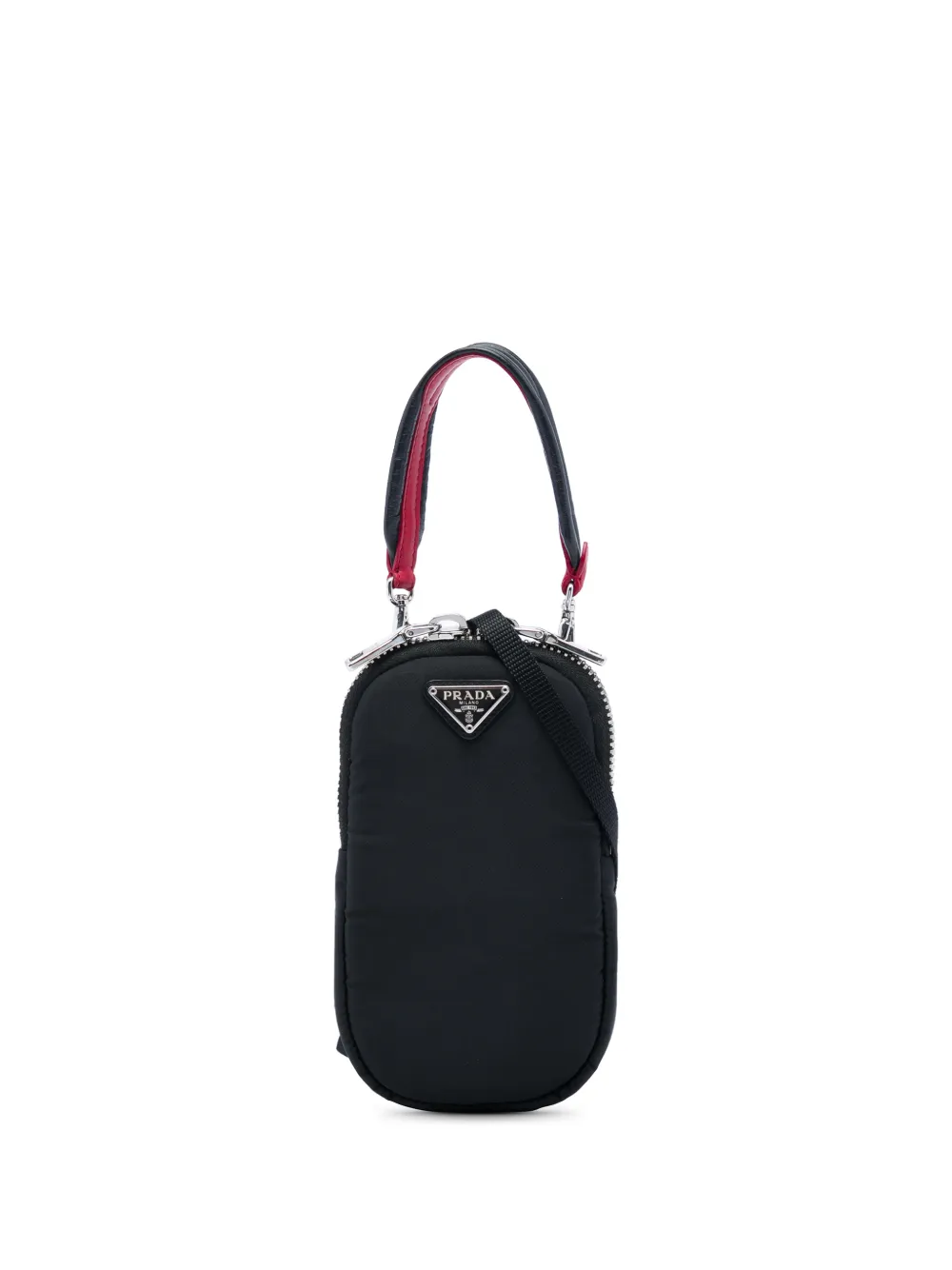 Prada Pre-Owned 2000-2013 Mini Tessuto Pocket Cargo Phone Holder satchel - Schwarz