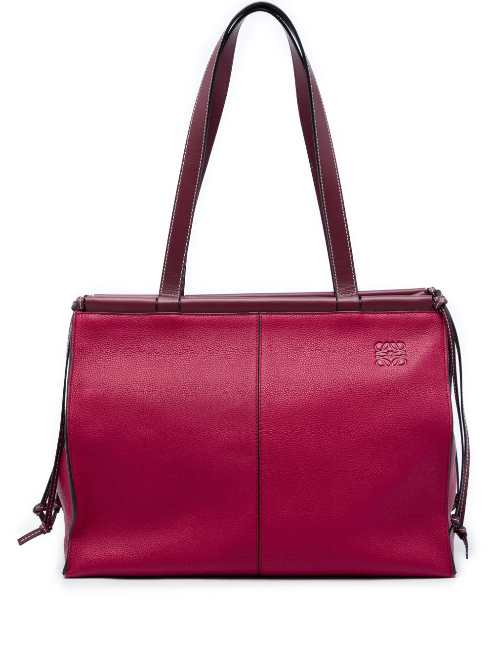 Loewe Pre-Owned 2019 Medium Leather Cushion tote bag - Rot