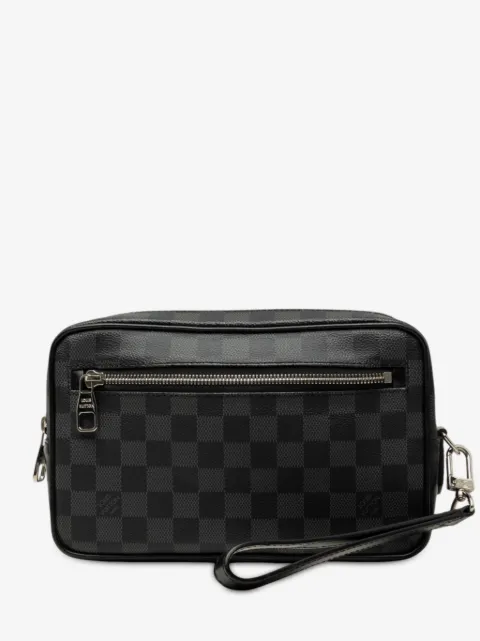 Louis Vuitton Pre-Owned 2020 Damier Graphite Kasai clutch bag