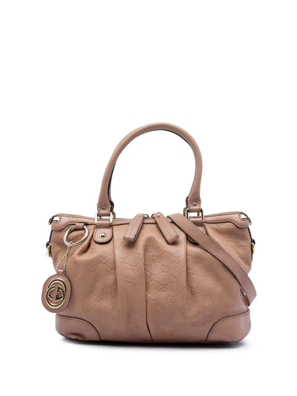 Gucci Pre-Owned 2016-2026 Guccissima Sukey satchel - Marrone