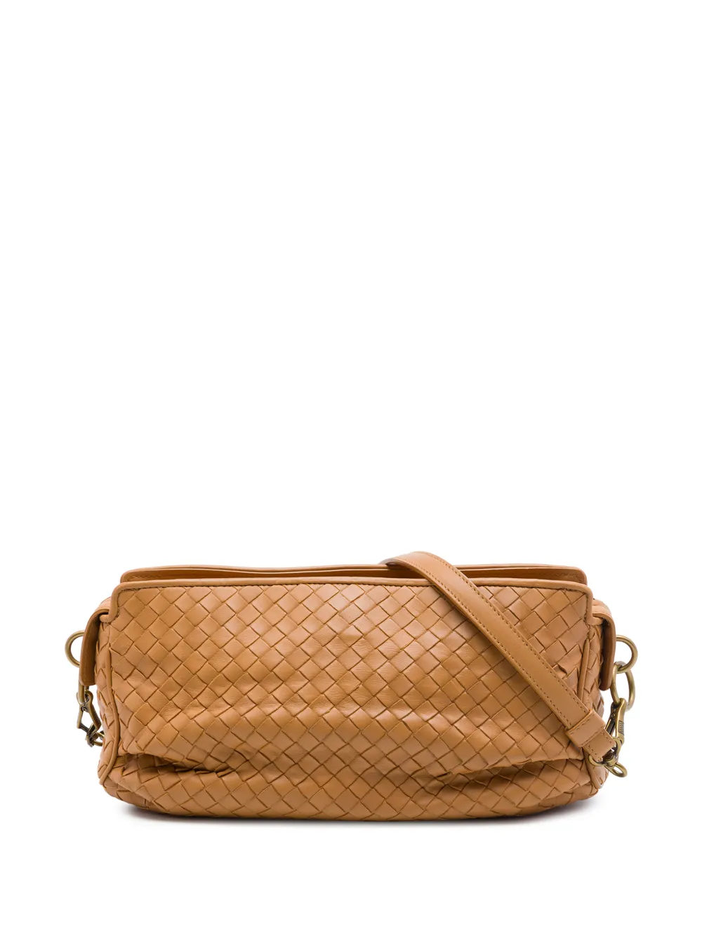 Bottega Veneta Pre-Owned 2008 Nappa Intrecciato Crossbody shoulder bag - Braun