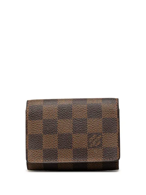 Louis Vuitton Pre-Owned tarjetero Damier Ebene Carte de Visite tipo sobre 2006