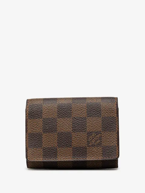 Louis Vuitton Pre-Owned 2006 Damier Ebene Enveloppe Carte de Visite card holder