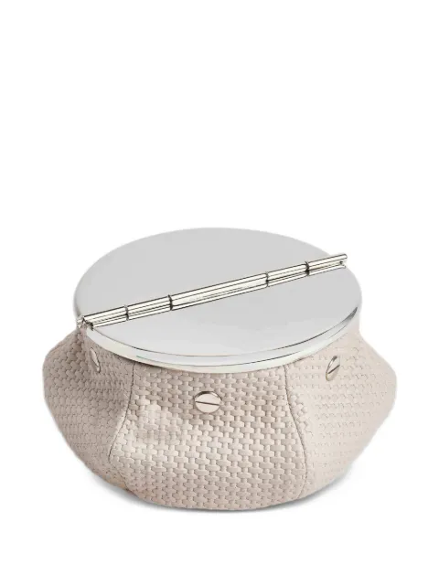 Giobagnara woven leather ashtray