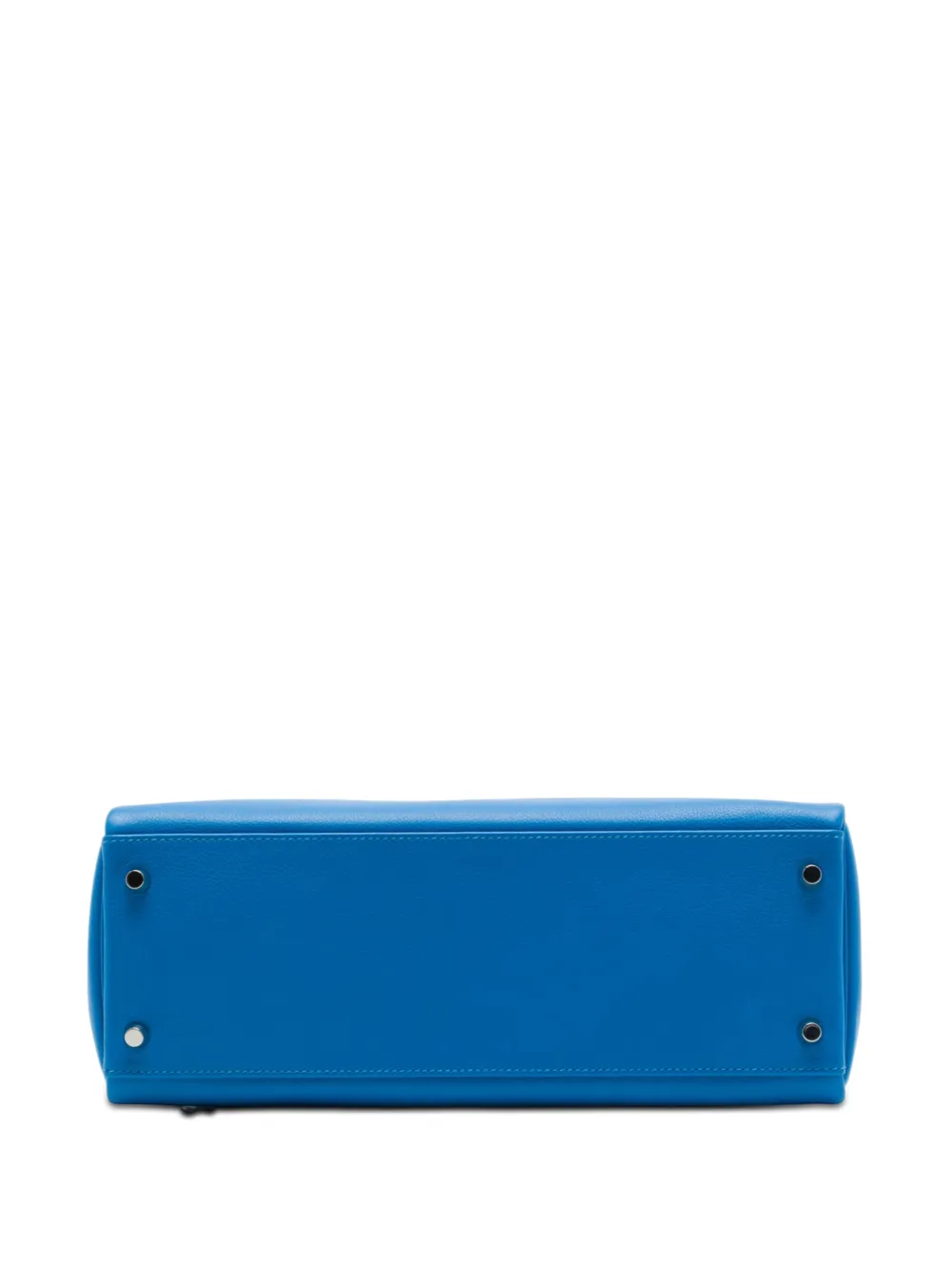 Hermès Pre-owned 2016 Clemence Kelly II Retourne 32 Satchel in Blue, view 4