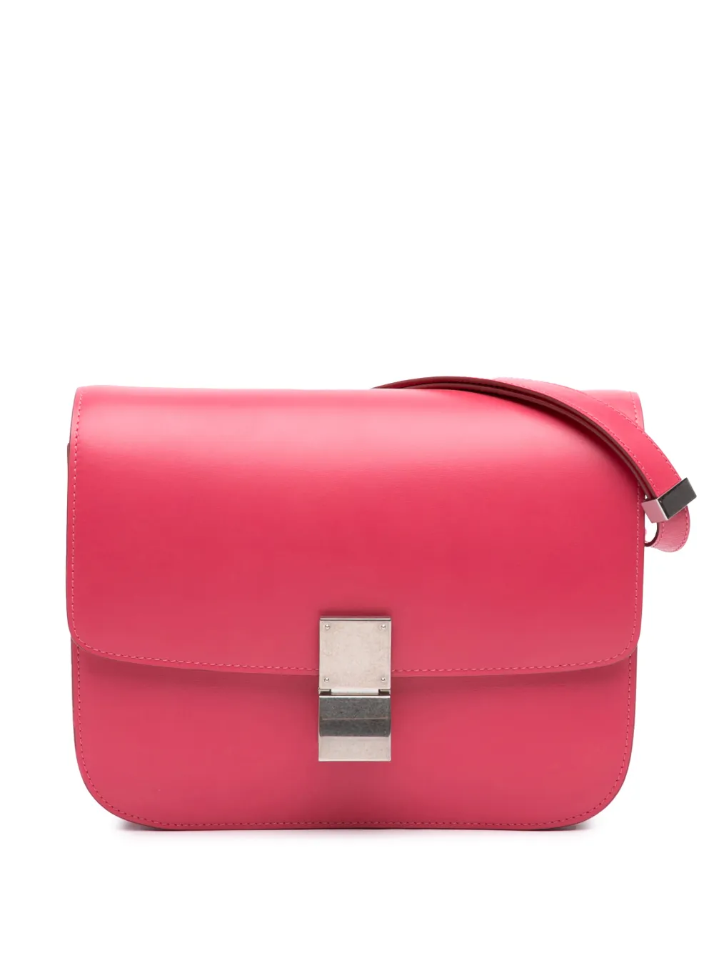 Celine Pre-Owned 2017 Medium Calfskin Classic Box crossbody bag - Rosa