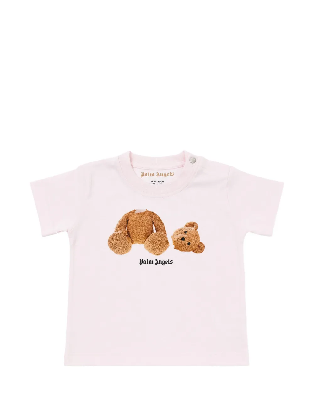 Palm Angels Kids Bear-print T-shirt - Rosa