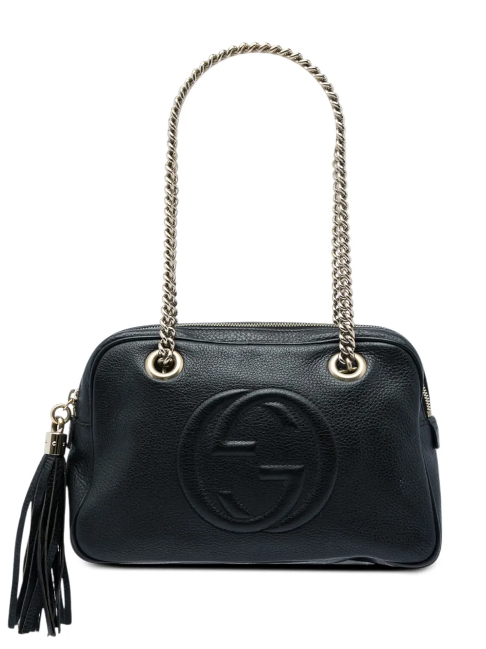 Gucci Pre-Owned 2016-2026 Leather Soho Chain Zip shoulder bag - Nero